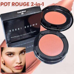 Bobbi Brown Pot Rouge For Lips and Cheeks (Original) ~ Fresh Melon #24 3.7g NIB